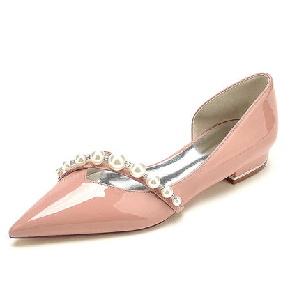 Dressy Slip-On Flats for Women with Pearls – Chic Flat Shoes for Any Occasion
