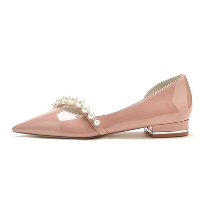 Dressy Slip-On Flats for Women with Pearls – Chic Flat Shoes for Any Occasion