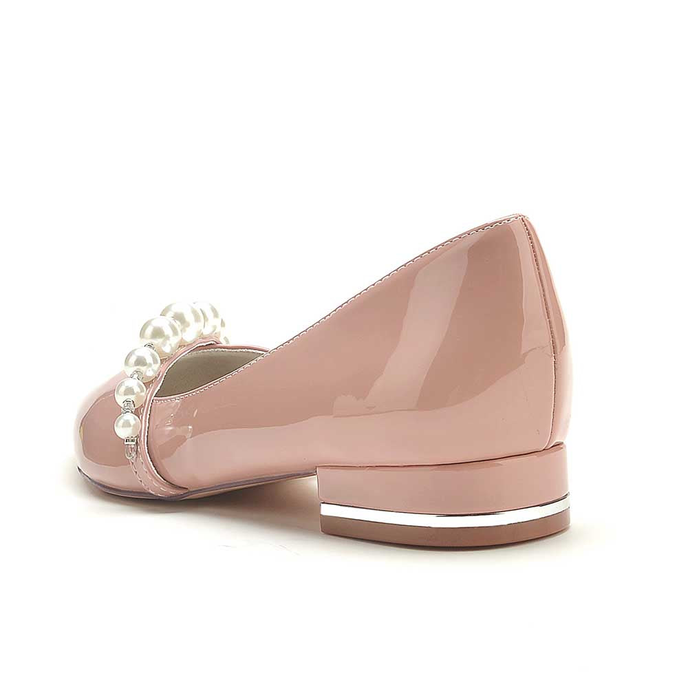 Dressy Slip-On Flats for Women with Pearls – Chic Flat Shoes for Any Occasion