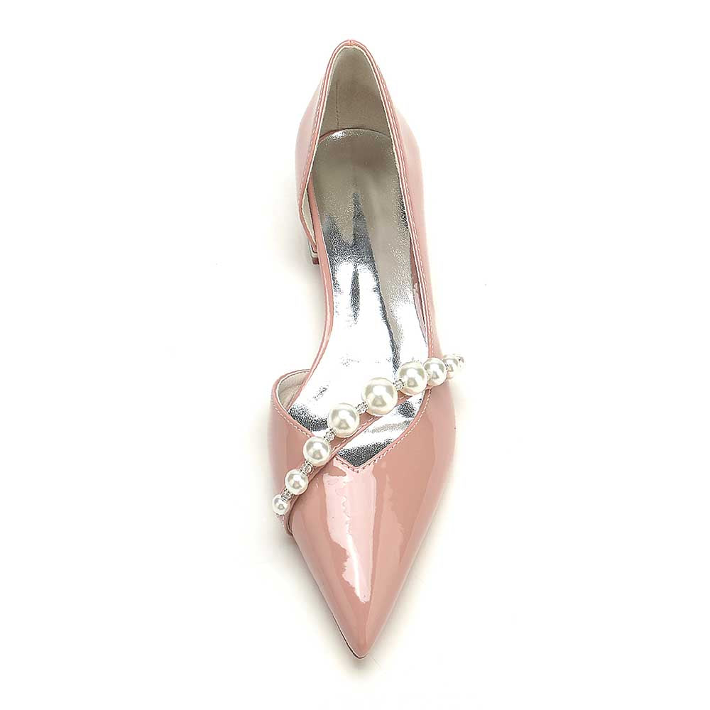 Dressy Slip-On Flats for Women with Pearls – Chic Flat Shoes for Any Occasion