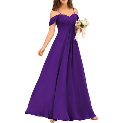 Custom-Made Chiffon Bridesmaid Gowns – Long, Flowy & Perfect for Any Wedding Theme