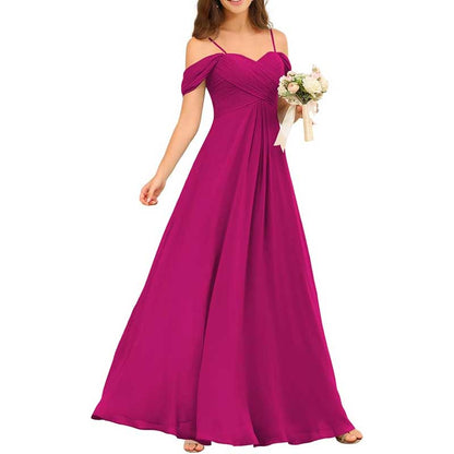 Custom-Made Chiffon Bridesmaid Gowns – Long, Flowy & Perfect for Any Wedding Theme