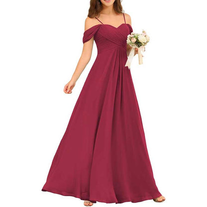 Custom-Made Chiffon Bridesmaid Gowns – Long, Flowy & Perfect for Any Wedding Theme