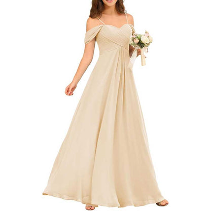 Custom-Made Chiffon Bridesmaid Gowns – Long, Flowy & Perfect for Any Wedding Theme