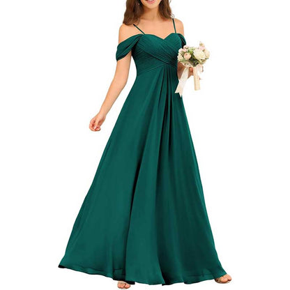 Custom-Made Chiffon Bridesmaid Gowns – Long, Flowy & Perfect for Any Wedding Theme