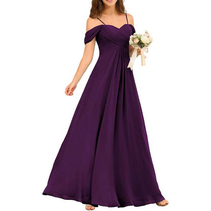Custom-Made Chiffon Bridesmaid Gowns – Long, Flowy & Perfect for Any Wedding Theme
