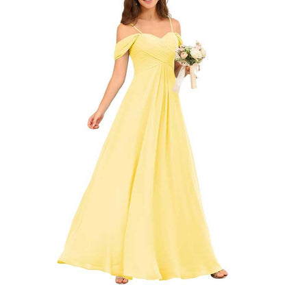 Custom-Made Chiffon Bridesmaid Gowns – Long, Flowy & Perfect for Any Wedding Theme