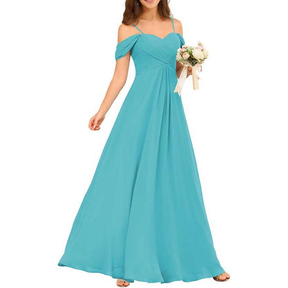 Custom-Made Chiffon Bridesmaid Gowns – Long, Flowy & Perfect for Any Wedding Theme