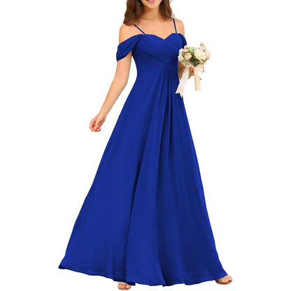 Custom-Made Chiffon Bridesmaid Gowns – Long, Flowy & Perfect for Any Wedding Theme