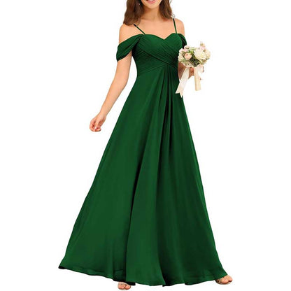 Custom-Made Chiffon Bridesmaid Gowns – Long, Flowy & Perfect for Any Wedding Theme