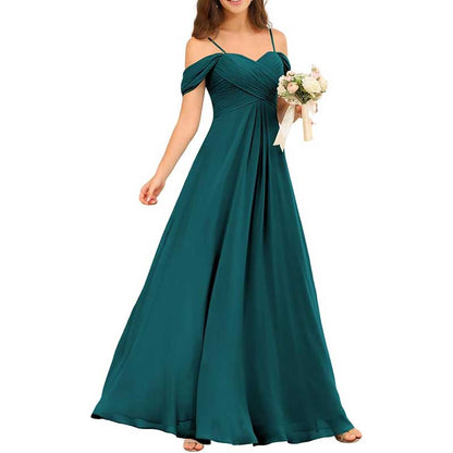 Custom-Made Chiffon Bridesmaid Gowns – Long, Flowy & Perfect for Any Wedding Theme