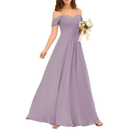 Custom-Made Chiffon Bridesmaid Gowns – Long, Flowy & Perfect for Any Wedding Theme