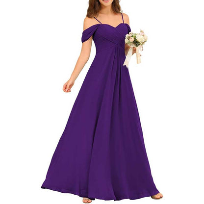 Custom-Made Chiffon Bridesmaid Gowns – Long, Flowy & Perfect for Any Wedding Theme