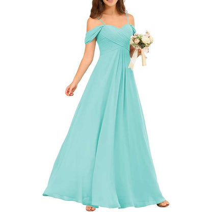 Custom-Made Chiffon Bridesmaid Gowns – Long, Flowy & Perfect for Any Wedding Theme