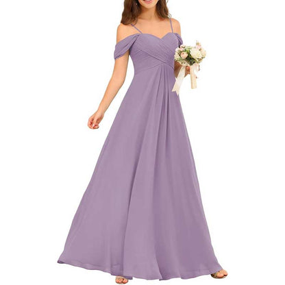 Custom-Made Chiffon Bridesmaid Gowns – Long, Flowy & Perfect for Any Wedding Theme