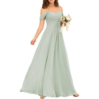 Custom-Made Chiffon Bridesmaid Gowns – Long, Flowy & Perfect for Any Wedding Theme