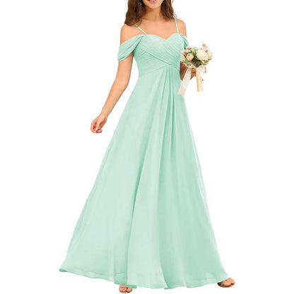 Custom-Made Chiffon Bridesmaid Gowns – Long, Flowy & Perfect for Any Wedding Theme