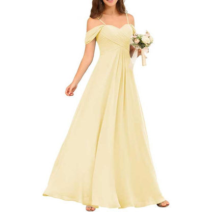 Custom-Made Chiffon Bridesmaid Gowns – Long, Flowy & Perfect for Any Wedding Theme