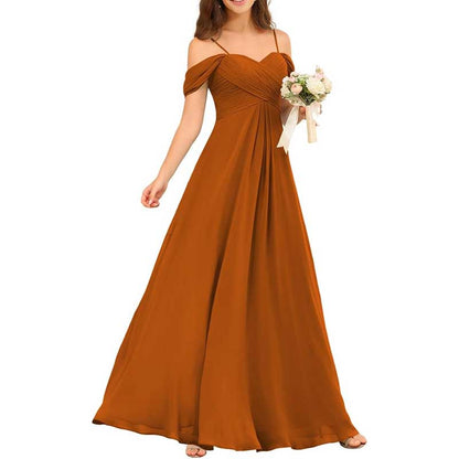 Custom-Made Chiffon Bridesmaid Gowns – Long, Flowy & Perfect for Any Wedding Theme