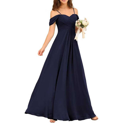 Custom-Made Chiffon Bridesmaid Gowns – Long, Flowy & Perfect for Any Wedding Theme