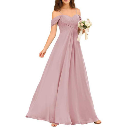 Custom-Made Chiffon Bridesmaid Gowns – Long, Flowy & Perfect for Any Wedding Theme