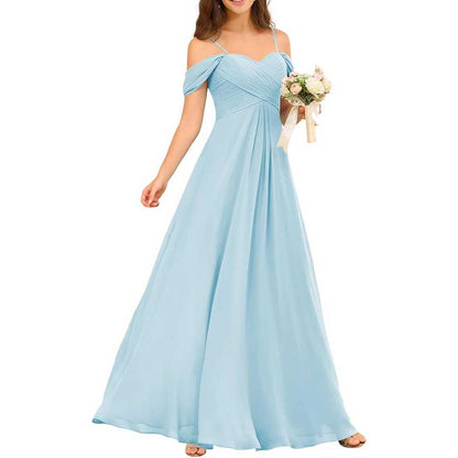 Custom-Made Chiffon Bridesmaid Gowns – Long, Flowy & Perfect for Any Wedding Theme