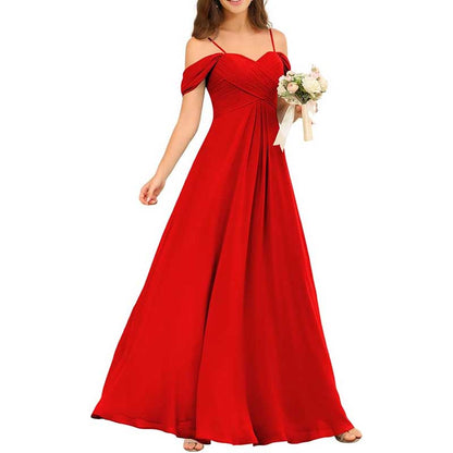 Custom-Made Chiffon Bridesmaid Gowns – Long, Flowy & Perfect for Any Wedding Theme