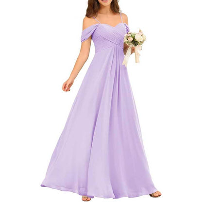 Custom-Made Chiffon Bridesmaid Gowns – Long, Flowy & Perfect for Any Wedding Theme