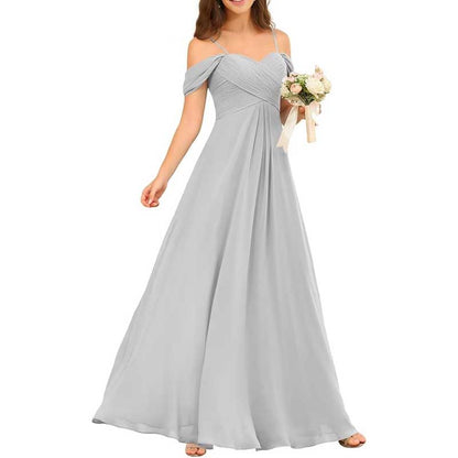Custom-Made Chiffon Bridesmaid Gowns – Long, Flowy & Perfect for Any Wedding Theme