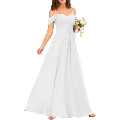 Custom-Made Chiffon Bridesmaid Gowns – Long, Flowy & Perfect for Any Wedding Theme