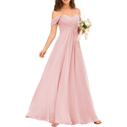 Custom-Made Chiffon Bridesmaid Gowns – Long, Flowy & Perfect for Any Wedding Theme