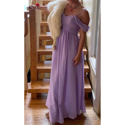 Custom-Made Chiffon Bridesmaid Gowns – Long, Flowy & Perfect for Any Wedding Theme