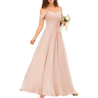 Custom-Made Chiffon Bridesmaid Gowns – Long, Flowy & Perfect for Any Wedding Theme