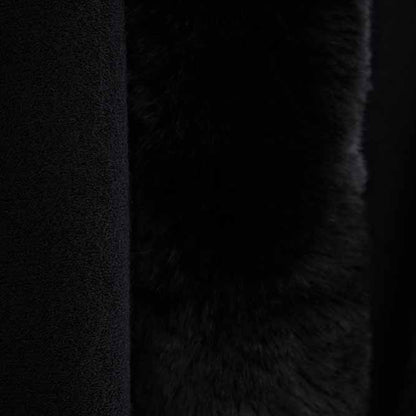 Faux Fox Fur Cardigan Cloak Shawl Wraps Winter Cover Up Shawl Cape Coat