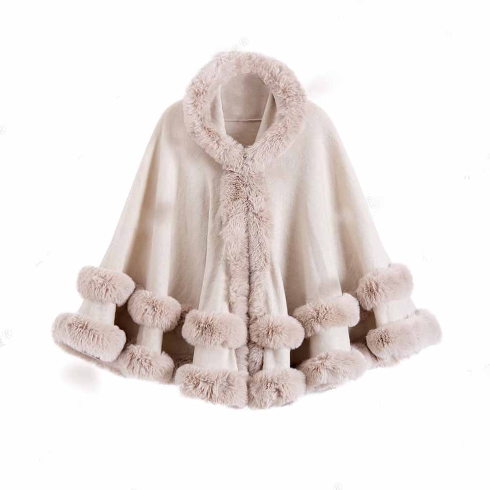 Faux Fur Shawl Wrap Bridal Winter Shawl Wedding Shawl Warm Wrap Cape