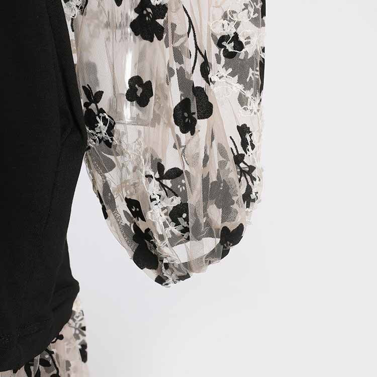 Floral Print V Neck Dress – Flowy Silhouette for Casual or Formal