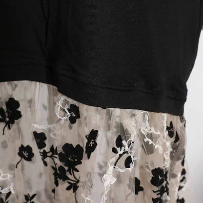 Floral Print V Neck Dress – Flowy Silhouette for Casual or Formal