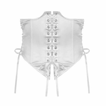 Front Corset Belt Asymmetric Lace-Up Corset Top