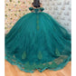 Lace Quinceanera Dresses Puffy off Shoulder Sweet 15 16 Dresses Tulle Ball Gown