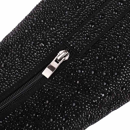 Sparkly Rhinestones Cowboy Cowgirl Style Boots Knee High Boots for Women