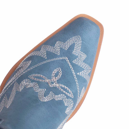 Cowboy Embroidery Boots for Women Knee High Cowgirl Boots