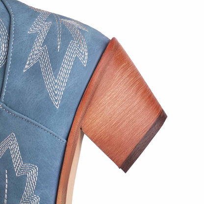 Cowboy Embroidery Boots for Women Knee High Cowgirl Boots