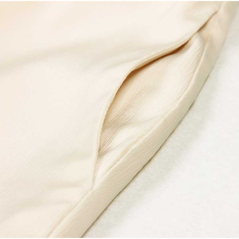 Ivory Women's Pantsuit with Belt | Elegant V-Neck Office Suit