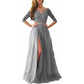 Lace Appliques Evening Dress Long Prom Dress Backlesss Bridesmaid Dress 3/4 Sleeves