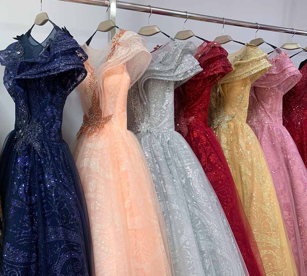 Lace Beading Quinceanera Sweet Party Dress Prom Gala Evening Pageant Ball Gown