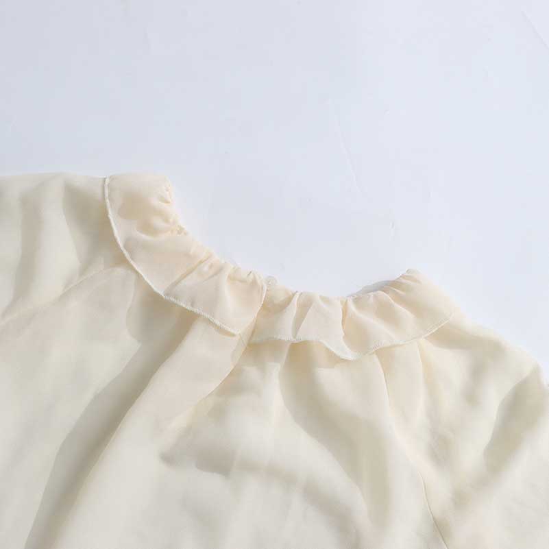 Layered Ruffle Chiffon Blouse –  Women’s Top with Flouncy Details