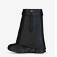 Women's Shark Lock Faux Leather Ankle Boots Wedge Boots