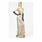 Women’s 1920s Vintage Sequins Fringe Long Gatsby Flapper Dress Evening Maxi Dresses