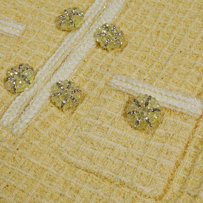 Long Sleeves Mid-Length Knitted Dresses Buttons Body-Con A-Line Dress