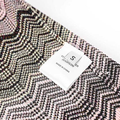 Long Sleeves Multi-Knitted Midi Dress Cut-Out Back Long Dress